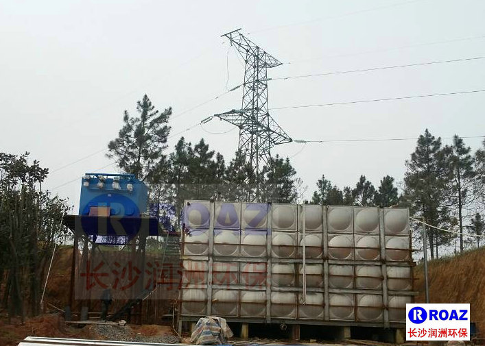 一體化凈水設備在水泥廠投入使用！